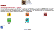 Tablet Screenshot of dbcwholesale.com